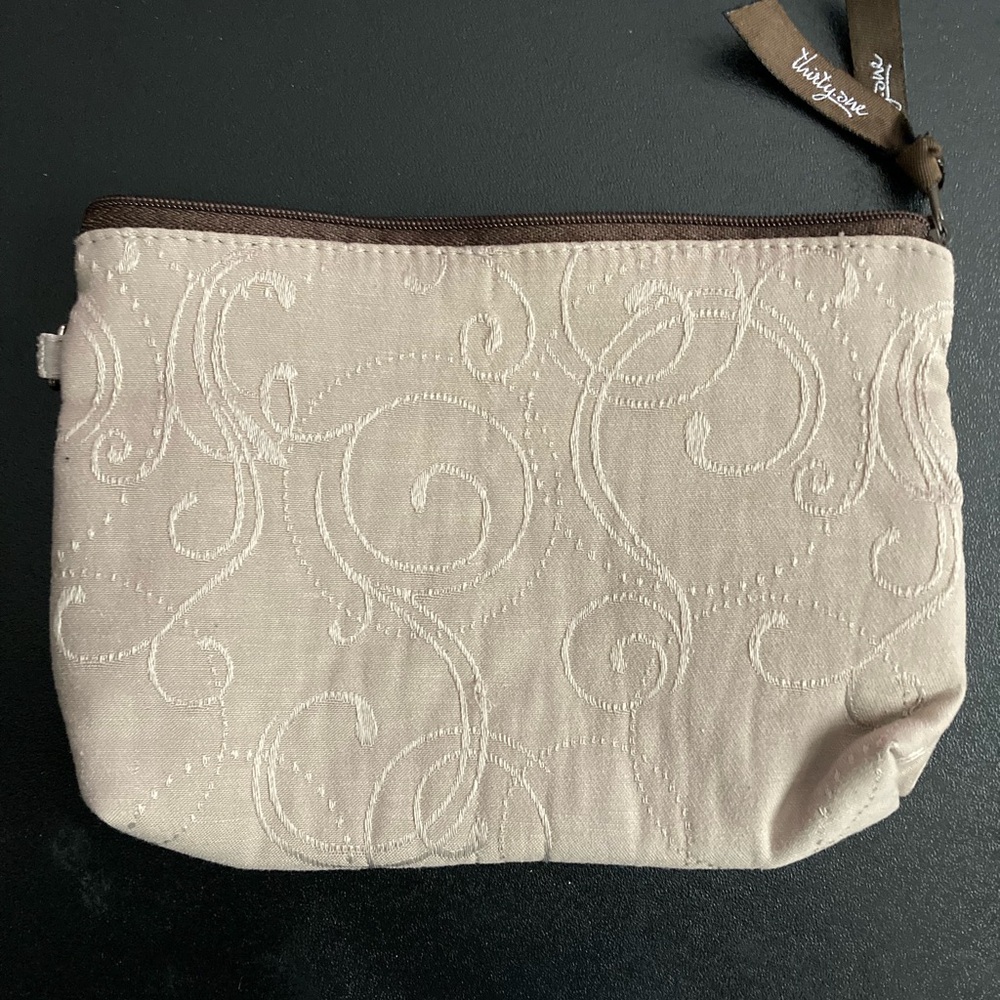 THIRTY-One Mini Zipper Pouch Hampton in Taupe